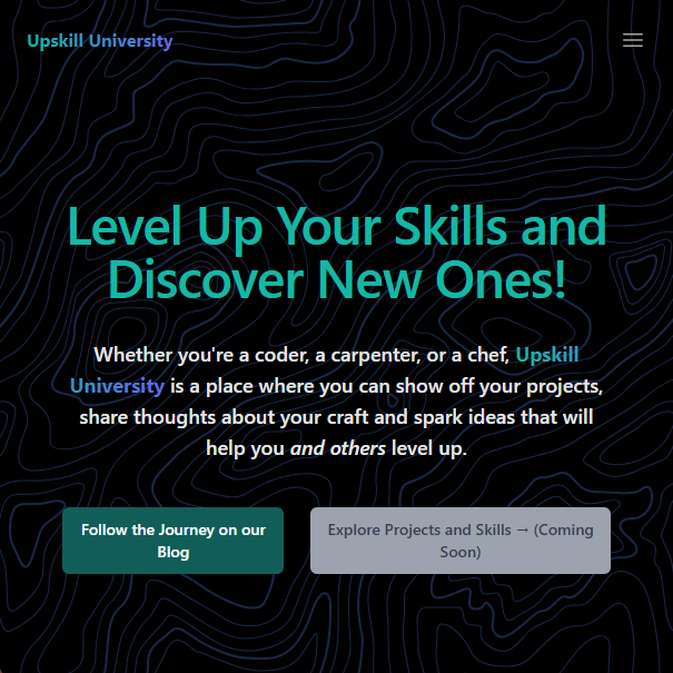 Upskill University Website